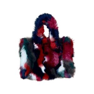 NEW Urban Outfitters Faux Fur Medium Tote Bag
